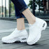 Women's Casual Chunky Sneakers Platform Walking Shoes Fashion Knited Casual Walking Shoes Sock Sneakers Slip On Mesh Air Cushion Comfortable Easy Shoes