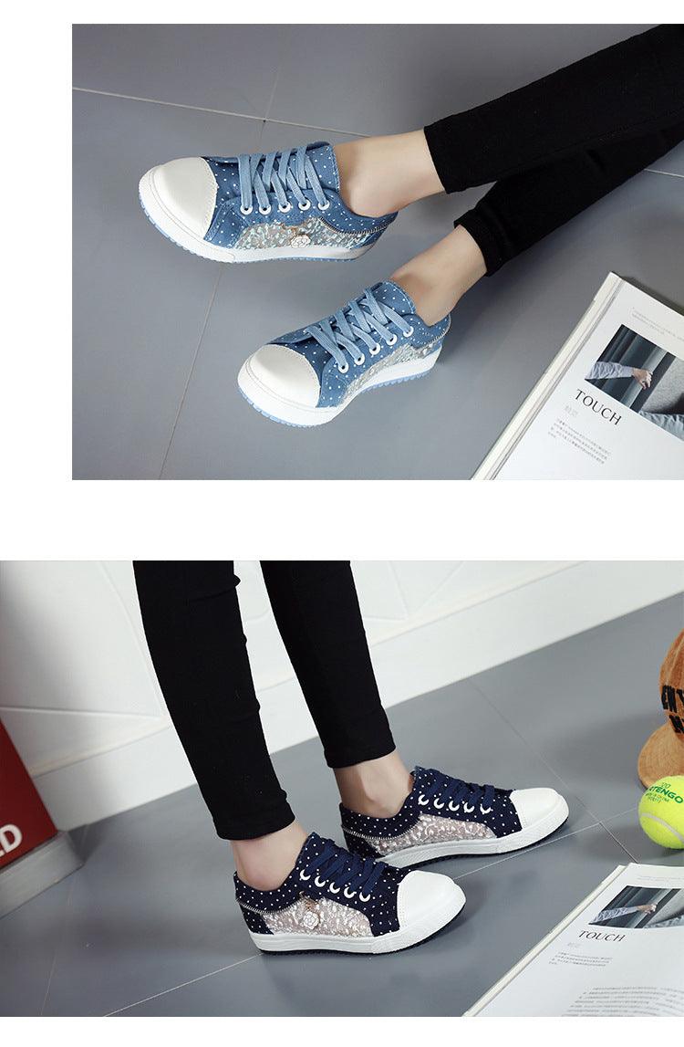 Women's Casual Shoes Summer Fashion Low Top Women's Sneakers Breathable Mesh Low Casual Canvas Shoes Lace-up Classic Shoes Comfortable Tennis Shoes For Walking