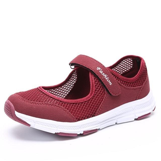 Women's Elegant Walking Shoes Flat Outdoor Comfortable Breathable Casual Soft Sole Lightweight Sport Running Fashion Breathable Mesh Womens Espadrilles