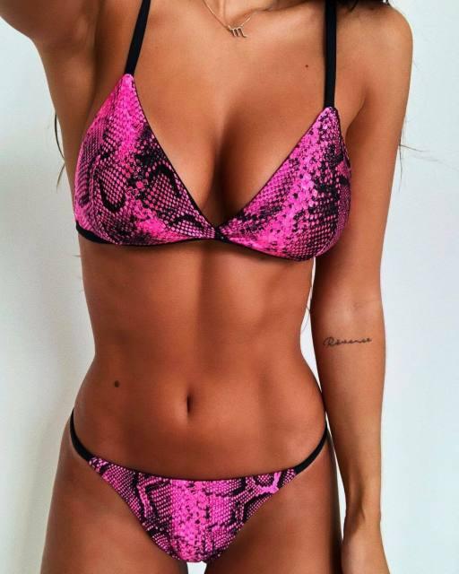 Women's Floral Printed Bikini Sets Push-Up Padded Bra Swimsuit Swimwear Bathing Suit Flower Beachwear Costume Floral Printed Swimsuit Triangle Bikini Tie Side High Cut Cheeky Bikini Set