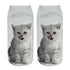 Women's Funny Animal Cute 3D Print Kitten Socks Women Ankle Socks Unisex Socks Fashion Socks Cartoon Cat Fashion Style Casual Boat Socks For Men And Women