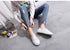 Women's Genuine Leather Sneakers Casual Fashionable Sports Shoes Vulcanized Woman Summer Flat Shoe Leather Women Lace Up Casual Shoes White Fashion Sneakers