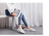 Women's Genuine Leather Sneakers Casual Fashionable Sports Shoes Vulcanized Woman Summer Flat Shoe Leather Women Lace Up Casual Shoes White Fashion Sneakers