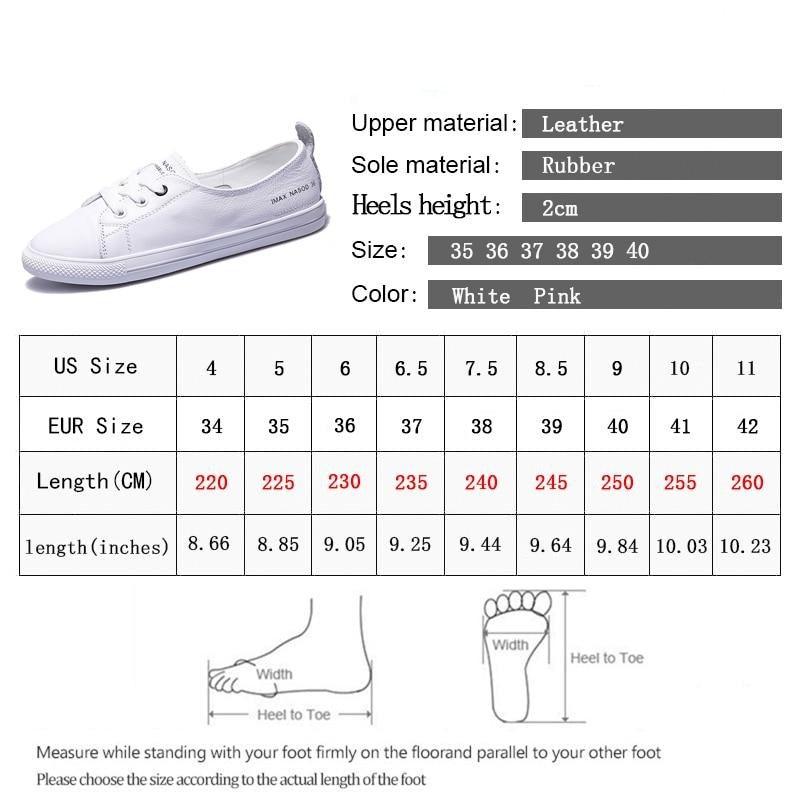 Women's Genuine Leather Sneakers Casual Fashionable Sports Shoes Vulcanized Woman Summer Flat Shoe Leather Women Lace Up Casual Shoes White Fashion Sneakers