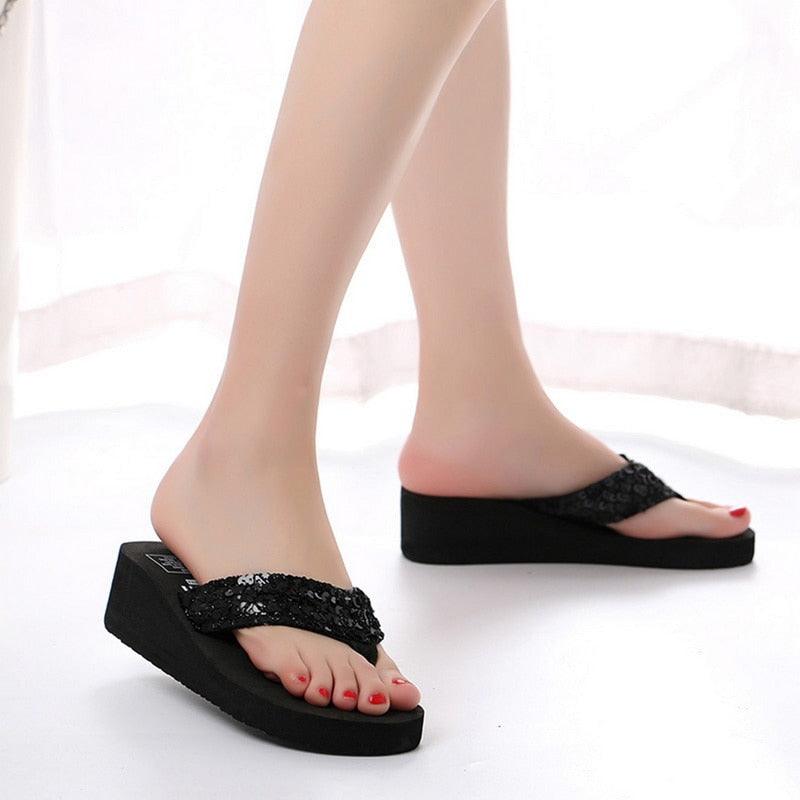 Women's Sandals Summer Slippers Elegant Butterfly Shoes Open Toe Fashion Comfortable Elegant Platform Shoes Pink Sandals For Women Dressy Modern Thick Platform Sandals