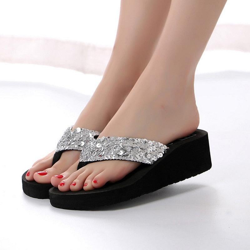 Women's Sandals Summer Slippers Elegant Butterfly Shoes Open Toe Fashion Comfortable Elegant Platform Shoes Pink Sandals For Women Dressy Modern Thick Platform Sandals