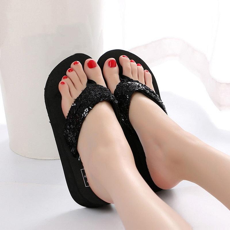 Women's Sandals Summer Slippers Elegant Butterfly Shoes Open Toe Fashion Comfortable Elegant Platform Shoes Pink Sandals For Women Dressy Modern Thick Platform Sandals