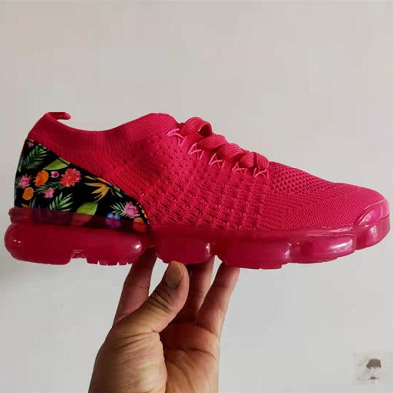 Women's Vulcanize Stylish Sneakers Fashionable Luxury Summer Air Cushion Sole Running Lightweight Mesh Tennis Sneaker Fashion Athletic Walking Shoes Elegant Design