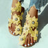 Women Sandals Fashion Style Summer Shoes Beach Comfortable Flat Sandals Flower Sandals Open Toe Pearl Casual Lace Floral Beach Flip Flop Comfy Shoes Summer Elegant Toe Sandals Comfy Dress