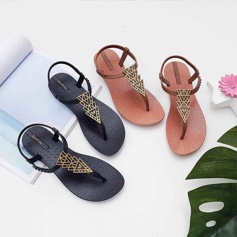 Women Sandals Flip Flops Summer Flat Shoes Woman Sandals Beach Flat Sandals T-Strap Sandals Strappy Flip Flop Sandal Flat Slide Casual Summer Beach Thong Slipper