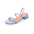 Women Sandals Summer Blue Shoes Flats Heel Flip Flip Flop Sandals Women Back Strap Flat Sandals Adjustable Casual Sandal With Open Toe Sandals