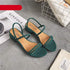 Women Sandals Summer Blue Shoes Flats Heel Flip Flip Flop Sandals Women Back Strap Flat Sandals Adjustable Casual Sandal With Open Toe Sandals