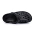 Women Sandals Summer Hole Shoes Rubber Clogs Garden Shoes Black Beach Flat Sandals Garden Shoes Sandals Lightweight Slip On Classic Adjustable Outdoor Walking Clogs