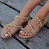 Women Sandals Summer Shoes Flat Pearl Sandals Comfortable String Slippers Women Casual Sandals For Women Casual T Strap Dress Sandals Summer Open Toe Shoes