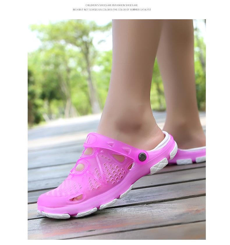 Women Sandals Summer Slippers New Women Outdoor Beach Casual Shoes Water Clogs Shoes Comfortable Slip-on Summer Beach Sandals For Women