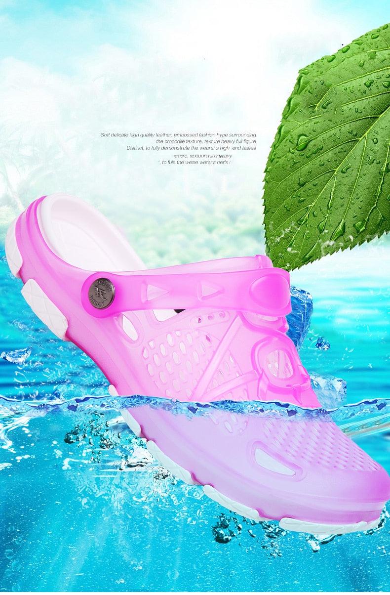 Women Sandals Summer Slippers New Women Outdoor Beach Casual Shoes Water Clogs Shoes Comfortable Slip-on Summer Beach Sandals For Women