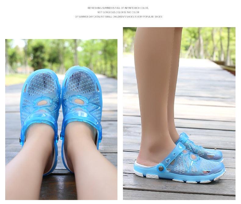 Women Sandals Summer Slippers New Women Outdoor Beach Casual Shoes Water Clogs Shoes Comfortable Slip-on Summer Beach Sandals For Women