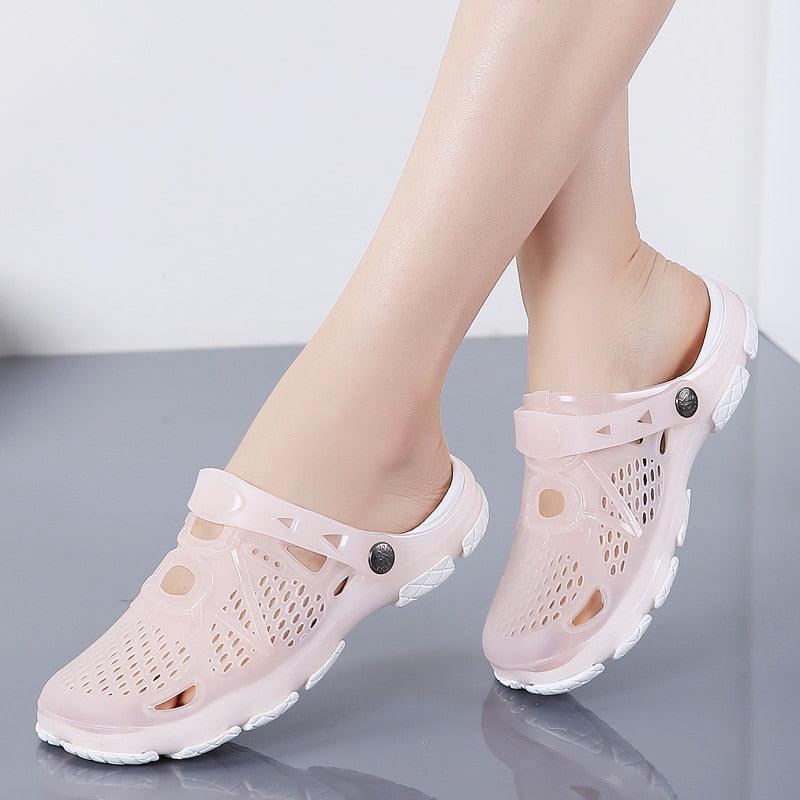 Women Sandals Summer Slippers New Women Outdoor Beach Casual Shoes Water Clogs Shoes Comfortable Slip-on Summer Beach Sandals For Women