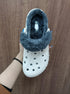 Women Sandals Winter Hole Slippers Outside Shoes For Women Slippers For Home Men's and Women's Classic Lined Clog Warm And Fuzzy Slippers Fur Lined Clogs Winter Garden Shoes Warm House Slippers