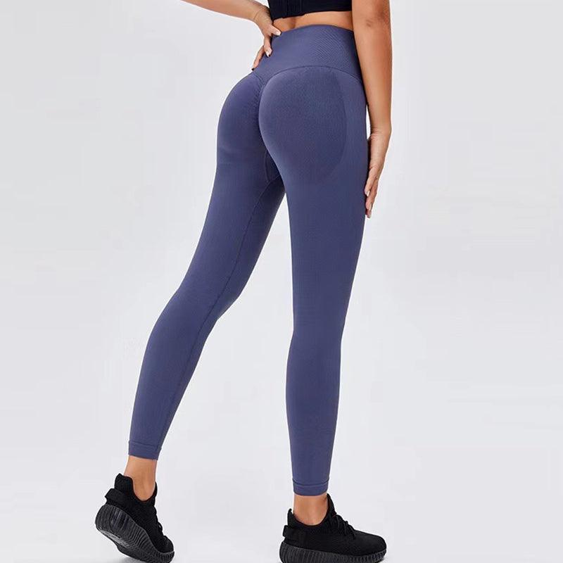 Women Seamless Leggings High Waist Elastic Push Up Leggings Women Lifting Leggings Seamless Workout Yoga Pants Fitness Solid Slim Sport Legging Pants Elegant Soft Female Leggings