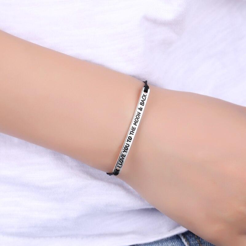 Women Silver Gold I Love You Bracelet Stars Heart Paper Unicorn Charm Jewelry Heart Bracelet For Women Men Red Strings Bracelet Lucky Friendship Love Relationship Bracelet