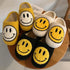 Women Smiley Slippers Fluffy Home Warm Fur Slippers Smiley Face Household Couple Slippers Indoor Warm Home Non-Slip Couple Style Casual Shoes Indoor Outdoor Anti-Skid Plush Fleece Lined House Shoes