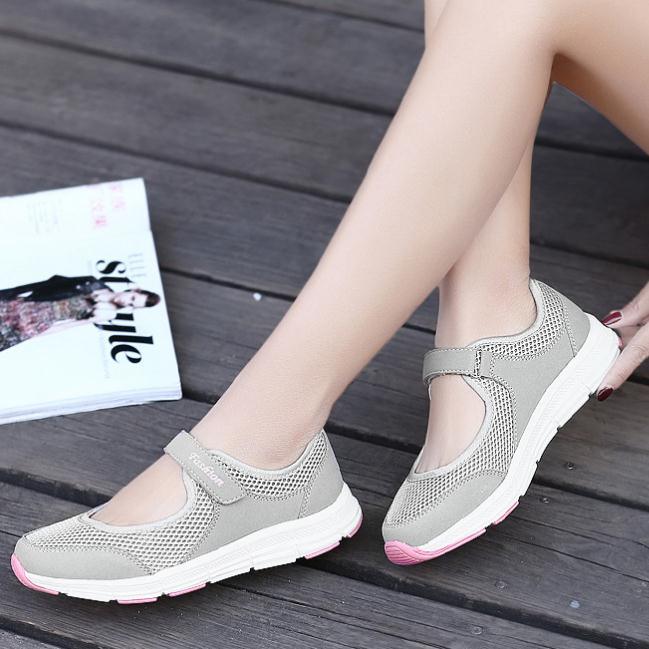 Women Sneakers Espadrille Fashion Breathable Mesh Casual Shoes Flat Shoes Women Work Shoes Breathable Mesh Slip-On Shoes Women Mesh Running Casual Sport Design