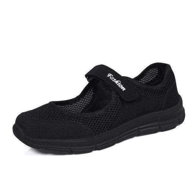 Women Sneakers Espadrille Fashion Breathable Mesh Casual Shoes Flat Shoes Women Work Shoes Breathable Mesh Slip-On Shoes Women Mesh Running Casual Sport Design