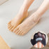 Women Summer Five-Finger Socks Ultrathin Funny Toe Invisible Sock With Silicone Anti-Skid Breathable Anti-Friction For Women