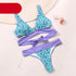 Women Summer Floral Print Swimsuit Modern Bow Swimwear Lace Up Bikini Set Bathing Suit Women Women's Bathing Suit Tie Knot Front Ruffle Bikini Set Two Piece Swimsuit