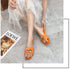 Women Summer Slipper Square Toe Chain Slippers Slip On Flat Slide Sandals Beach Flip Flops Casual Shoes Woman Heel Shoes Open Toe Slip On Dress Backless Heels Slides Slippers