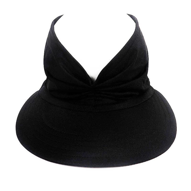 Women Sun Visor Summer Hat Women Anti-ultraviolet Hat Women's Elegant Simple Hat Classic Women's Hat Hollow Top Hat Elastic Hollow Top Hat Outdoor Quick-drying Sun Hat Summer Beach Hat