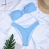 Women Swimsuit Female Bikini Swimwear Women Bikini Set Swimming Suit Bandage Bikini Set Push-Up Swimwear Beachwear Swimsuit  Bathing Suits Off Shoulder High Waist Beachwear Set