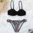 Women Two Piece Swimsuit Push Up Bikini  Padded Push Up Bikini Set Two Pieces Swimsuit Women Swimwear Bathing Suit Gifts For Mom Wife Girlfriend Swimwear Classic Print Swimsuit Bikini Set Swimwear Bathing Pool Party Bikini