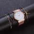 Women Watches Luxury Wrist Watch Women Steel Rose Gold Quartz Ladies Quartz Watches Rose Gold Classic Casual Thin Minimalist Stainless Steel Analog Mesh Band Cute Watches