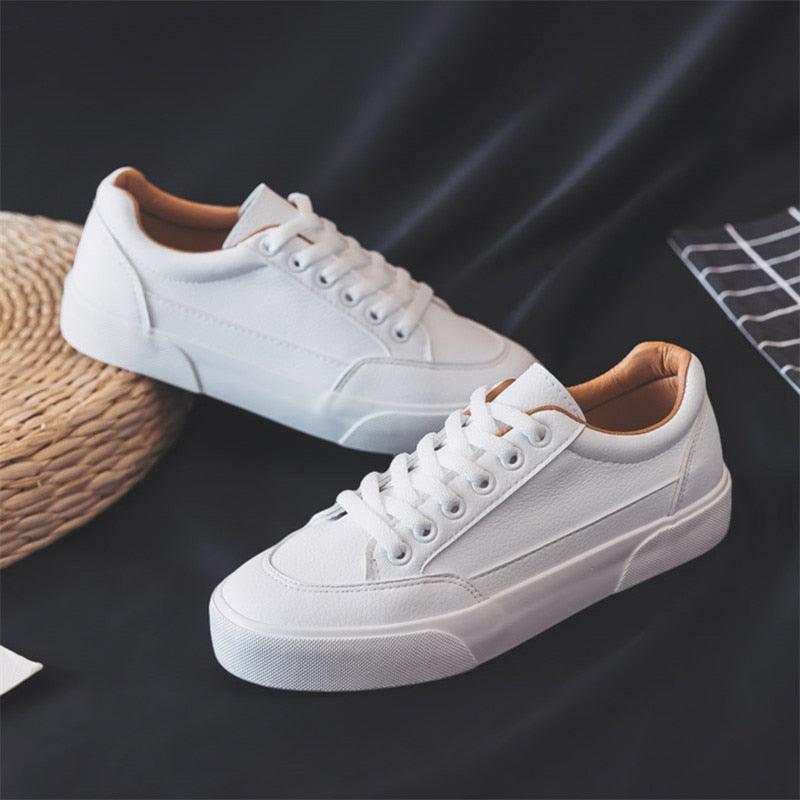 Women White Business Sneakers Fashion Woman's Spring Trend Casual Sport Shoes New Comfort White Platform Ultra Lightweight Walking Non Slip Sneakers