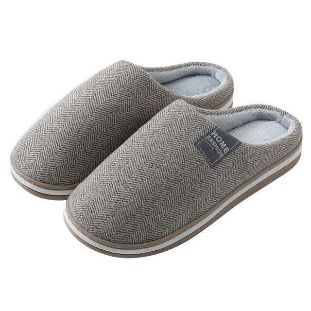 Women Winter Warm Fur Slippers Mens House Shoes Comfort Flat Heel Home Indoor Bedroom Warm Soft Cozy Fleece Lining House Slippers Memory Foam Slippers Winter Bedroom Shoes