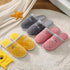 Women Winter Warm Fur Slippers Mens House Shoes Comfort Flat Heel Home Indoor Bedroom Warm Soft Cozy Fleece Lining House Slippers Memory Foam Slippers Winter Bedroom Shoes