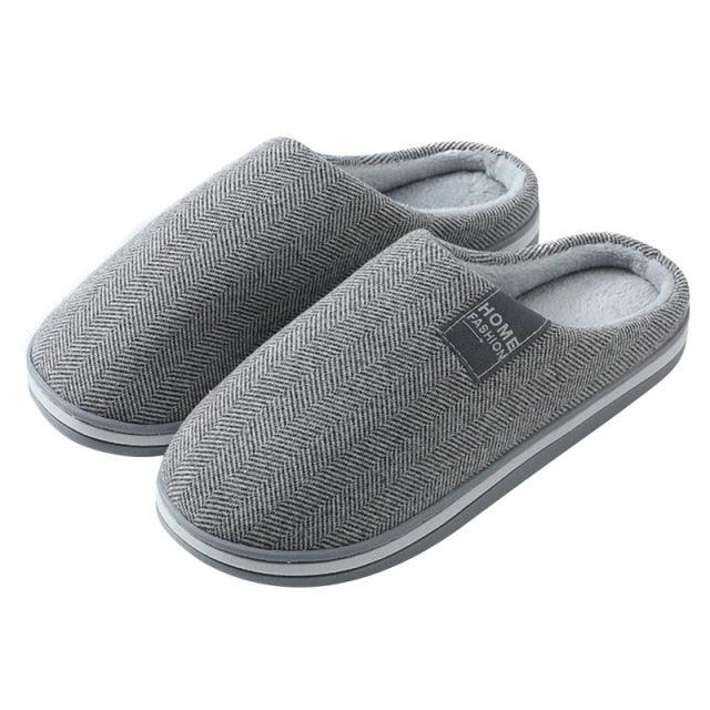 Women Winter Warm Fur Slippers Mens House Shoes Comfort Flat Heel Home Indoor Bedroom Warm Soft Cozy Fleece Lining House Slippers Memory Foam Slippers Winter Bedroom Shoes