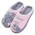 Women Winter Warm Home Slippers Couple Shoes Plush Cat Animal Slip On Soft Indoor Flats Comfort Cozy Memory Foam Scuff Slippers Slip On Warm House Shoes