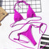 Women Wrap Around String Bikini Female Swimsuit Women Swimwear Women's Straps Halter Cross Front High Cut Adjustable 2 Pieces Bikini Set Swimsuit Two-pieces Lace Up Bikini Set Bathing Swim Suit