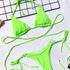 Women Wrap Around String Bikini Female Swimsuit Women Swimwear Women's Straps Halter Cross Front High Cut Adjustable 2 Pieces Bikini Set Swimsuit Two-pieces Lace Up Bikini Set Bathing Swim Suit