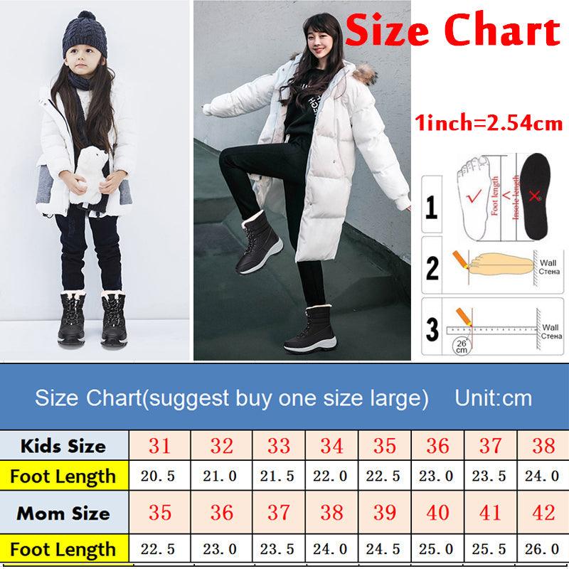 Womens Boots Waterproof Winter Shoes Snow Boots Keep Warm Ankle Winter Boots With Thick Fur Heels Women Ankle Hiking Shoes Waterproof Non Slip Warm Fur Outdoor Boots