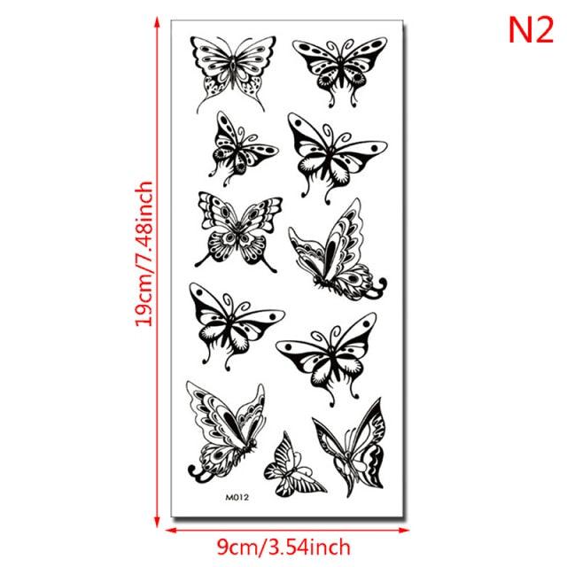 Womens Fashion 3D Butterfly Waterproof Temporary Sticker Tattoo Leg Arm Modern Blue Design For Womens - STEVVEX Beauty - 103, 3D Tattoo, Beauty, Blue Butterfly Tattoo, Body Tattoo, Butterfly Tattoo, Fashion Tattoo, Leg Tattoo, Luxury Tattoo, Modern Tatoos, Shoulder Tattoo, Stylish Tattoo, Waterproof Tattoo, Womens Tattoo - Stevvex.com