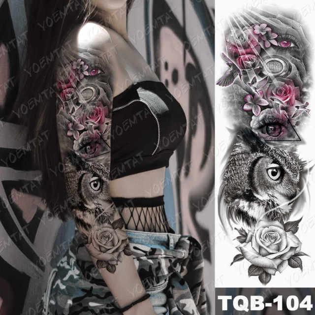 Womens Large Tattoo Eye Lion Waterproof Temporary Sticker Realistic Big Luxury Tattoo Modern Design - STEVVEX Beauty - 103, 3D Tattoo, Animal Tattoo, Arm Tattoo, Beauty, Big Flowers Tattoo, Big Tattoo, Black Tattoos, Body Tattoo, Colorful Tattoo, Fashion Tattoo, Flower Tattoo, Girls Tattoo, Leg Tattoo, Lion Tattoo, Luxury Tattoo, Men Tattoo, Mens Tattoo, Modern Tattoo, Realistic Tattoo, Stylish Tattoo, Tattoo, Waterproof Tattoo, Women Tattoo, Womens Tattoo - Stevvex.com