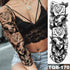 Womens Large Waterproof Temporary Sticker Tattoo Tiger Fox Luxury Design From Wonderland - STEVVEX Beauty - 103, 3D Tattoo, Animal Tattoo, Arm Tattoo, Back Tattoo, Beauty, Big Tattoo, Body Tattoo, Boys Tattoo, Different Tattoo, Fashion Tattoo, Fox Tattoo, Girls Tattoo, Large Tattoo, Leg Tattoo, Luxury Tattoo, Realistic Tattoo, Stylish Tattoo, Tattoo, Waterproof Tattoo, Women Tattoo, Womens Tattoo - Stevvex.com