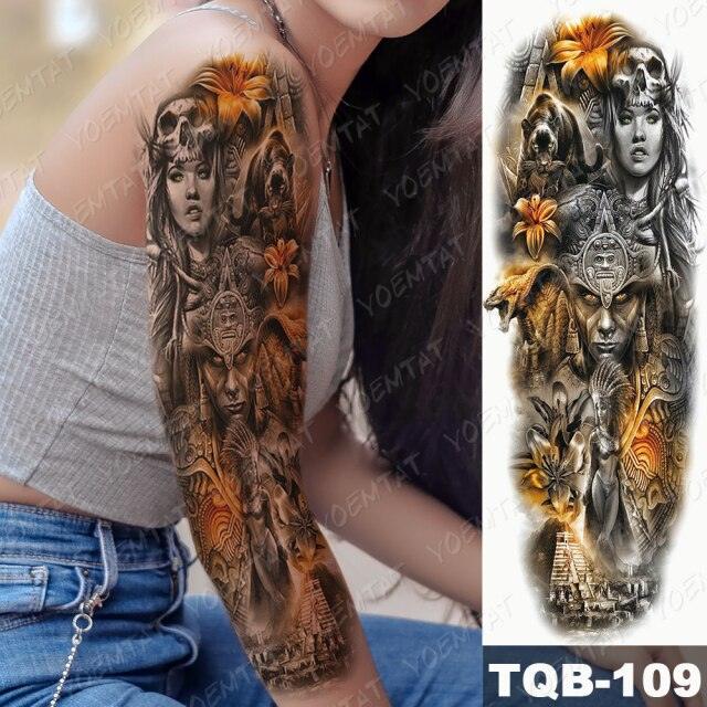 Womens Large Waterproof Temporary Sticker Tattoo Tiger Fox Luxury Design From Wonderland - STEVVEX Beauty - 103, 3D Tattoo, Animal Tattoo, Arm Tattoo, Back Tattoo, Beauty, Big Tattoo, Body Tattoo, Boys Tattoo, Different Tattoo, Fashion Tattoo, Fox Tattoo, Girls Tattoo, Large Tattoo, Leg Tattoo, Luxury Tattoo, Realistic Tattoo, Stylish Tattoo, Tattoo, Waterproof Tattoo, Women Tattoo, Womens Tattoo - Stevvex.com