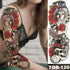 Womens Large Waterproof Temporary Sticker Tattoo Tiger Fox Luxury Design From Wonderland - STEVVEX Beauty - 103, 3D Tattoo, Animal Tattoo, Arm Tattoo, Back Tattoo, Beauty, Big Tattoo, Body Tattoo, Boys Tattoo, Different Tattoo, Fashion Tattoo, Fox Tattoo, Girls Tattoo, Large Tattoo, Leg Tattoo, Luxury Tattoo, Realistic Tattoo, Stylish Tattoo, Tattoo, Waterproof Tattoo, Women Tattoo, Womens Tattoo - Stevvex.com