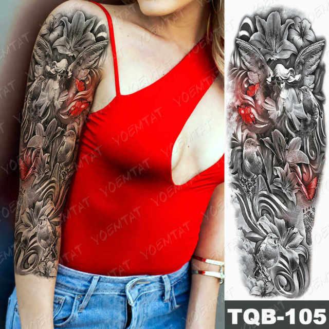 Womens Large Waterproof Temporary Sticker Tattoo Tiger Fox Luxury Design From Wonderland - STEVVEX Beauty - 103, 3D Tattoo, Animal Tattoo, Arm Tattoo, Back Tattoo, Beauty, Big Tattoo, Body Tattoo, Boys Tattoo, Different Tattoo, Fashion Tattoo, Fox Tattoo, Girls Tattoo, Large Tattoo, Leg Tattoo, Luxury Tattoo, Realistic Tattoo, Stylish Tattoo, Tattoo, Waterproof Tattoo, Women Tattoo, Womens Tattoo - Stevvex.com