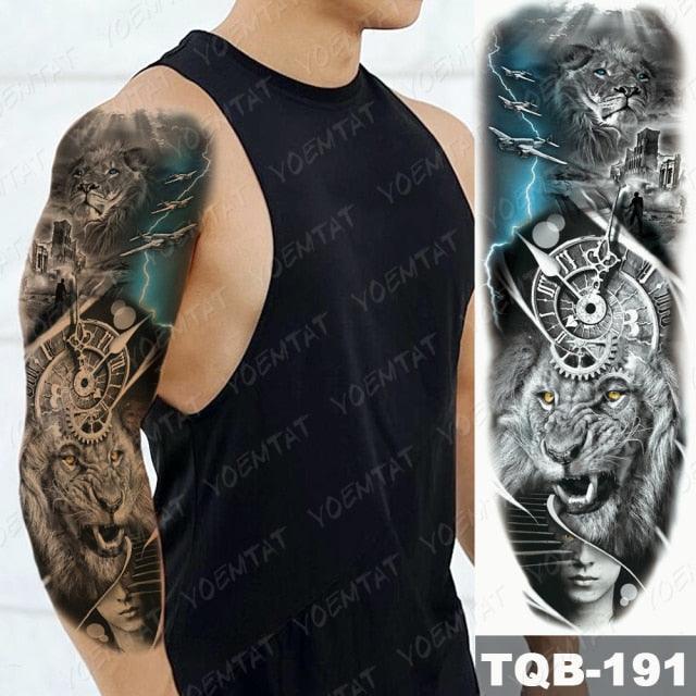 Womens Large Waterproof Temporary Sticker Tattoo Tiger Fox Luxury Design From Wonderland - STEVVEX Beauty - 103, 3D Tattoo, Animal Tattoo, Arm Tattoo, Back Tattoo, Beauty, Big Tattoo, Body Tattoo, Boys Tattoo, Different Tattoo, Fashion Tattoo, Fox Tattoo, Girls Tattoo, Large Tattoo, Leg Tattoo, Luxury Tattoo, Realistic Tattoo, Stylish Tattoo, Tattoo, Waterproof Tattoo, Women Tattoo, Womens Tattoo - Stevvex.com